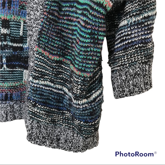 Cooperative Open Sweater | 1/2 Sleeve | Multi Colour Thread | Urban Outfitters - Picture 3 of 9